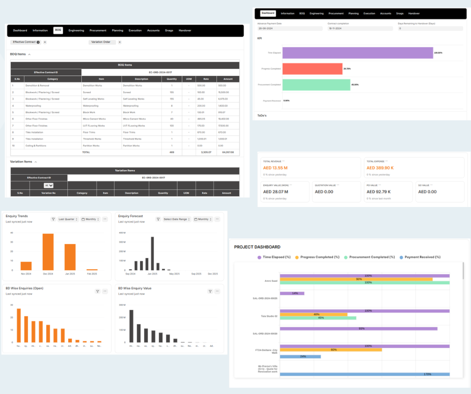 software for fit out companies