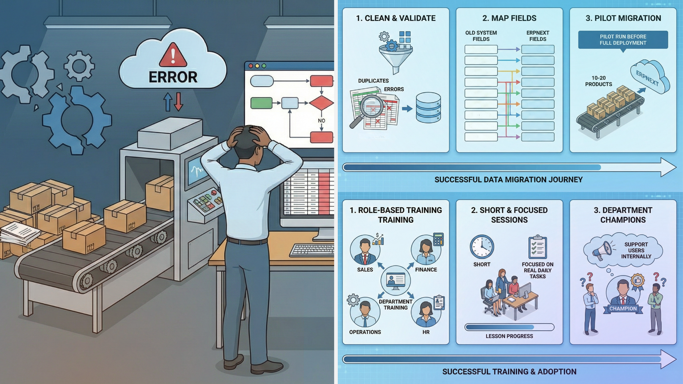 5 ERPNext Implementation Mistakes That Nearly Broke a Manufacturing Business